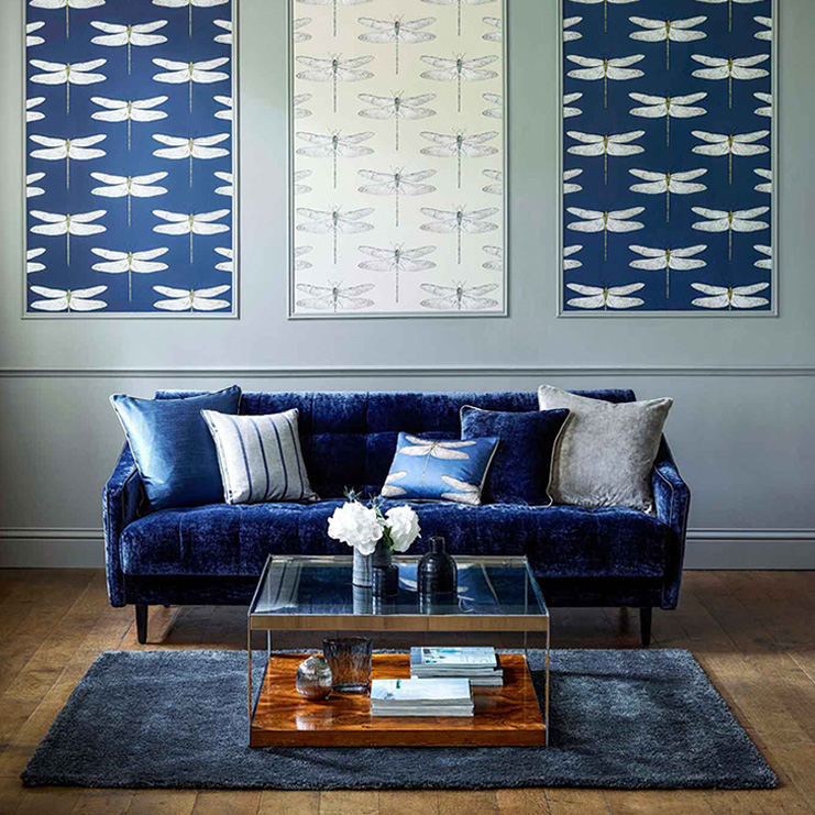 Фото Обои с рисунком - Крупный декор - стиль Английская классика - Розовые - Купить в Интернет-магазине