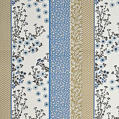 Фото Ткань портьерная с рисунком - Полоски - стиль Английский - Белые - Купить в Интернет-магазине