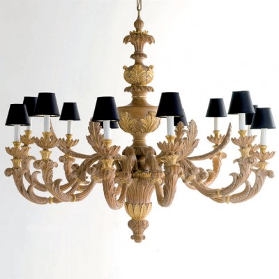 Фото Люстра - стиль Европейская классика - Деревянная - Купить в Интернет-магазине