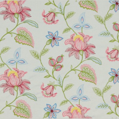 Фото Ткань портьерная с рисунком - Цветы - стиль Американский - Купить в Интернет-магазине