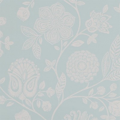 Фото Обои с рисунком - Цветы - стиль Английская классика - Голубы - Купить в Интернет-магазине