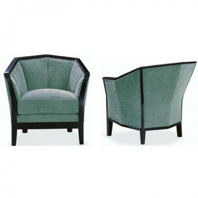 Фото Кресло на деревянной раме - стиль Ар-деко - Для гостиной - Купить в Интернет-магазине