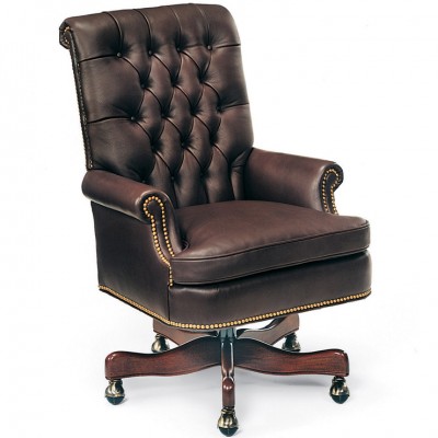 Фото Кресло обитое - стиль Американская классика - Для кабинета - удобное кресло производства США - Hancock & Moore - Chesterfield Leather - Купить в Интернет-магазине
