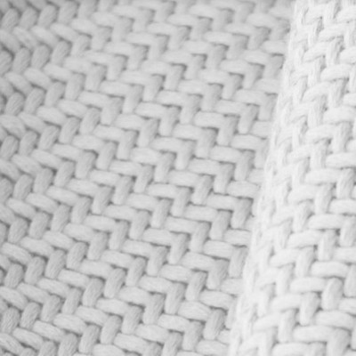 Фото Ткань портьерная однотонная - Текстурная ткань - стиль Современный - Белая - Купить в Интернет-магазине