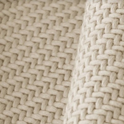 Фото Ткань портьерная однотонная - Текстурная ткань - стиль Современный - Кремовая - Купить в Интернет-магазине