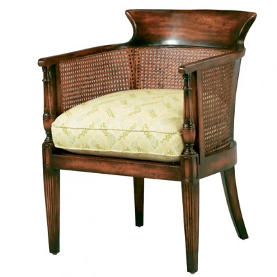 Фото Кресло на деревянной раме - стиль Английская классика - Для гостиной - Купить в Интернет-магазине