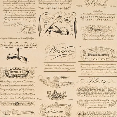 Фото Обои с рисунком - Крупный декор - стиль Английская классика - Бежевые - Купить в Интернет-магазине