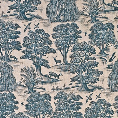 Фото Ткань портьерная с рисунком - Туаль - стиль Английский - Кремовая - Купить в Интернет-магазине