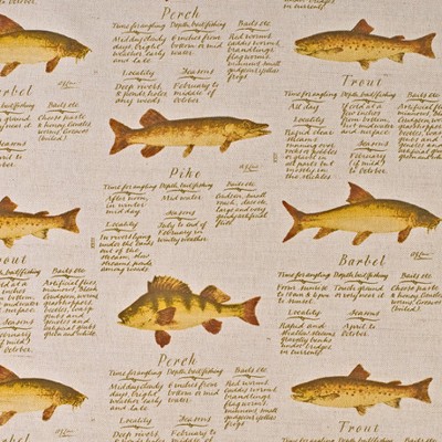 Фото Ткань портьерная с рисунком - Крупный декор - стиль Английский - Кремовый - Купить в Интернет-магазине