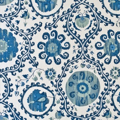 Фото Ткань портьерная с рисунком - Орнамент - стиль Английский - Белый - Купить в Интернет-магазине