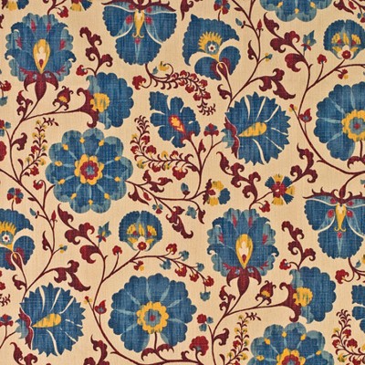 Фото Ткань портьерная с рисунком - Цветы - стиль Английский - Купить в Интернет-магазине