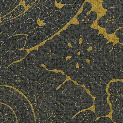 Фото Ткань портьерная с рисунком - Дамаск - стиль Английский - Желтый - Купить в Интернет-магазине