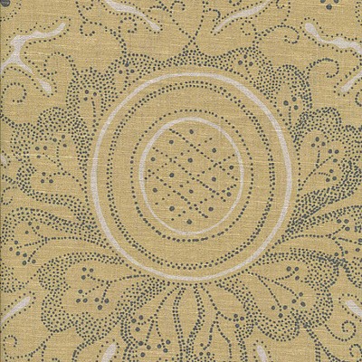 Фото Ткань портьерная с рисунком - Дамаск - стиль Английский - Желтый - Купить в Интернет-магазине