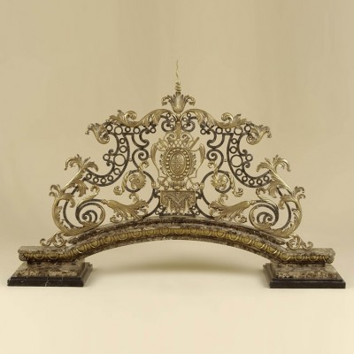 Фото Каминная решетка, аксессуар - стиль Классический - Металлическая - Купить в Интернет-магазине