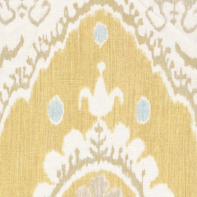 Фото Ткань портьерная с рисунком - Орнамент - стиль Английский - Желтый - Купить в Интернет-магазине