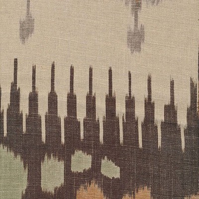 Фото Ткань портьерная с рисунком - Орнамент - стиль Английский - Светло-коричневый - Купить в Интернет-магазине