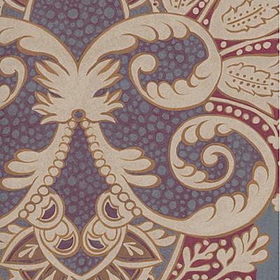 Фото Обои с рисунком - Крупный декор - стиль Современных дизайнеров - Синие - Купить в Интернет-магазине