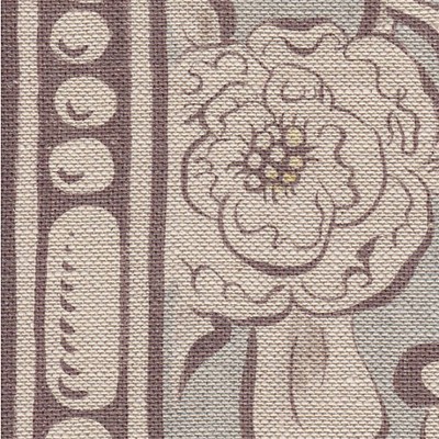 Фото Ткань портьерная с рисунком - Завиток - стиль Английский - Коричневый - Купить в Интернет-магазине