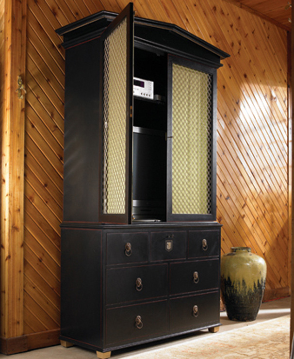 Фото ТВ шкаф - стиль Американская классика - Для комната развлеченья - Купить в Интернет-магазине