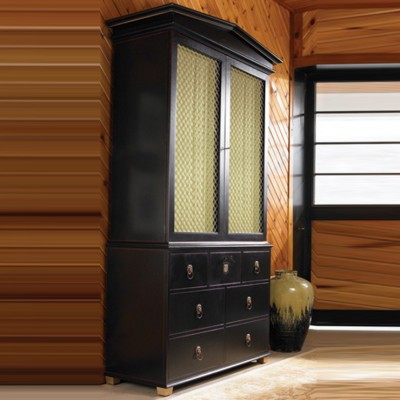 Фото ТВ шкаф - стиль Американская классика - Для комната развлеченья - Купить в Интернет-магазине