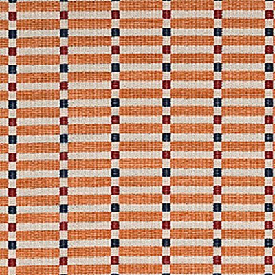 Фото Ткань портьерная с рисунком - Орнамент - стиль Английский - Оранжевый - Купить в Интернет-магазине