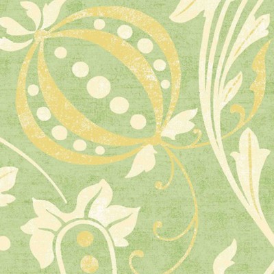 Фото Обои с рисунком - Крупный декор - стиль Современных дизайнеров - Зеленые - Купить в Интернет-магазине