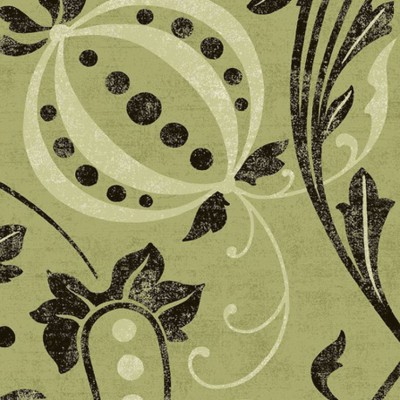 Фото Обои с рисунком - Крупный декор - стиль Современных дизайнеров - Зеленые - Купить в Интернет-магазине