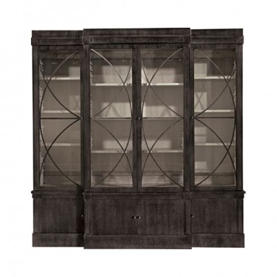 Фото Витрина широкая - стиль Transitional - Для гостиной - Со стеклянными дверями - Hickory Chair - Modern Contempopary - Купить в Интернет-магазине