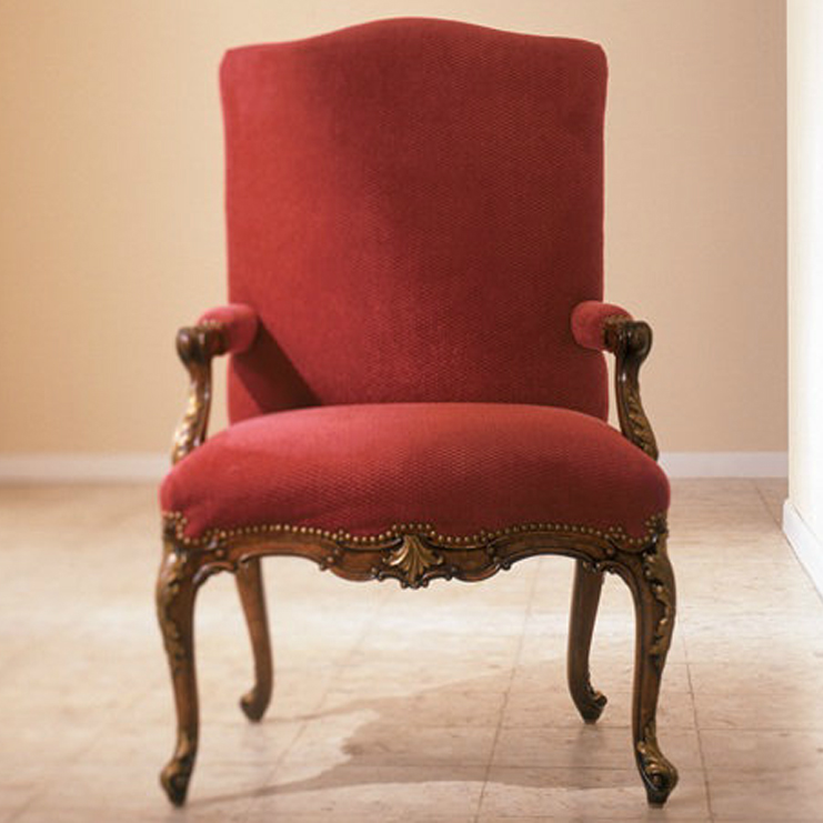 Фото Кресло на деревянной раме - стиль Английская классика - Для гостиной - Купить в Интернет-магазине