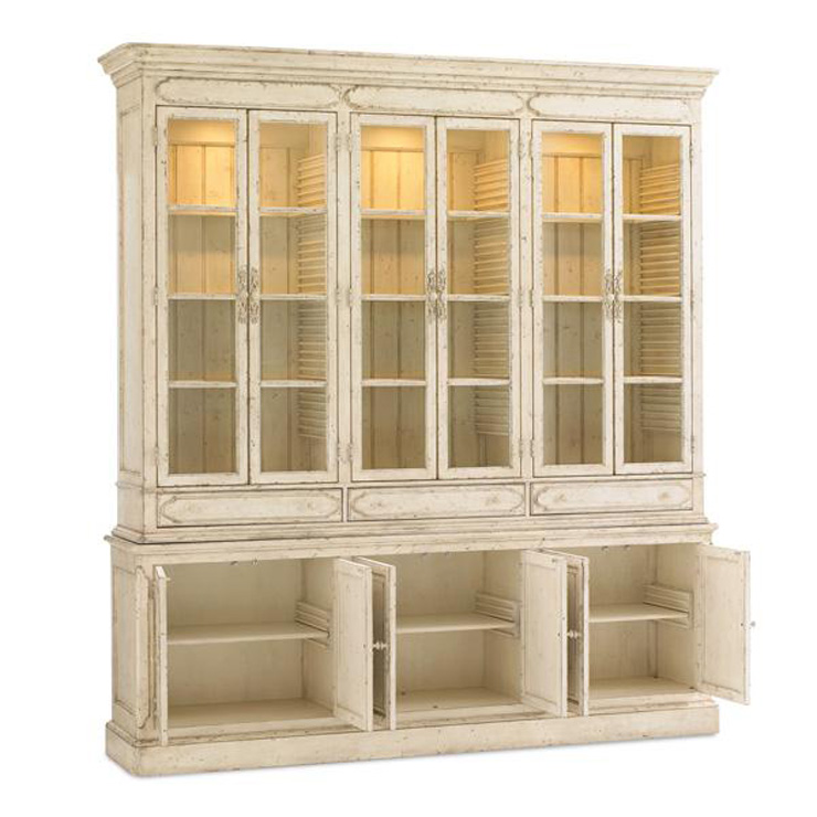 Фото Шкаф книжный/библиотека - стиль Современное кантри - Для кабинета - Купить в Интернет-магазине