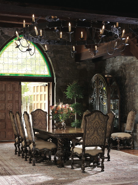 Фото Стул обеденный - стиль Роскошное шале - Для столовой - Купить в Интернет-магазине