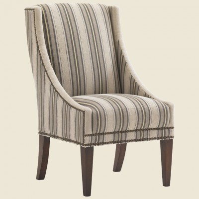 Фото Кресло обитое - стиль Европейская эклектика - Для гостиной - удобное кресло производства США - Lexington - Images of Courtrai - Купить в Интернет-магазине