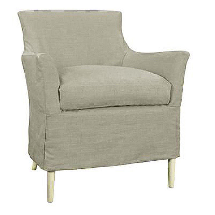 Фото Кресло обитое - стиль Suzanne Kasler - Для гостиной - удобное кресло производства США - Hickory Chair - Suzanne Kasler - Купить в Интернет-магазине