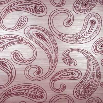 Фото Обои с рисунком - Пейсли - стиль Английская классика - Розовые - Купить в Интернет-магазине