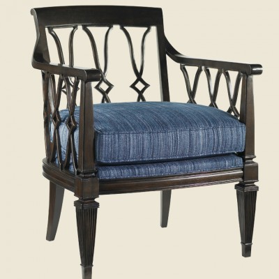 Фото Кресло на деревянной раме - стиль Колониальный - Для гостиной - Купить в Интернет-магазине