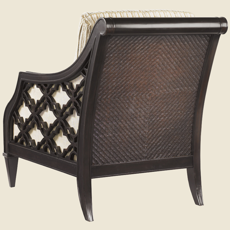 Фото Кресло на деревянной раме - стиль Колониальный - Для гостиной - Купить в Интернет-магазине