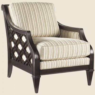 Фото Кресло на деревянной раме - стиль Колониальный - Для гостиной - Купить в Интернет-магазине