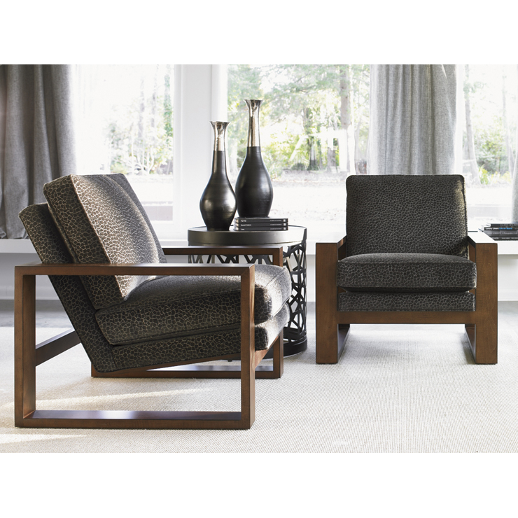 Фото Кресло на деревянной раме - стиль Transitional - Для гостиной - Купить в Интернет-магазине