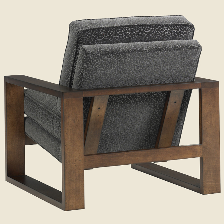 Фото Кресло на деревянной раме - стиль Transitional - Для гостиной - Купить в Интернет-магазине