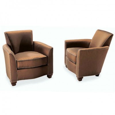 Фото Кресло обитое - стиль Ар-деко - Для гостиной - удобное кресло производства США - Swaim - Parisien - Купить в Интернет-магазине