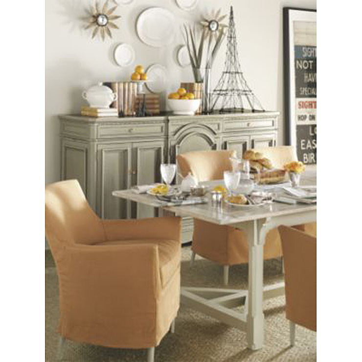 Фото Кресло обитое - стиль Suzanne Kasler - Для гостиной - удобное кресло производства США - Hickory Chair - Suzanne Kasler - Купить в Интернет-магазине