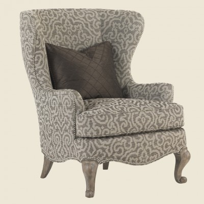 Фото Кресло обитое - стиль Европейская эклектика - Для гостиной - удобное кресло производства США - Lexington - La Tourelle - Купить в Интернет-магазине