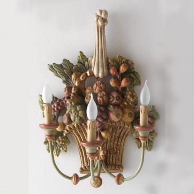 Фото Бра, светильник настенный - стиль Европейская классика - Деревянный - Купить в Интернет-магазине