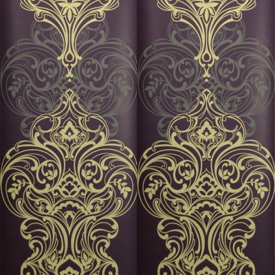 Фото Обои с рисунком - Дамаск - стиль Английская классика - Фиолетовые - Купить в Интернет-магазине