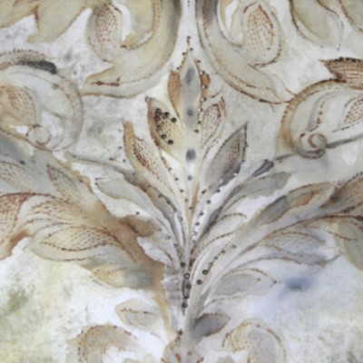 Фото Обои с рисунком - Дамаск - стиль Английская классика - Серые - Купить в Интернет-магазине