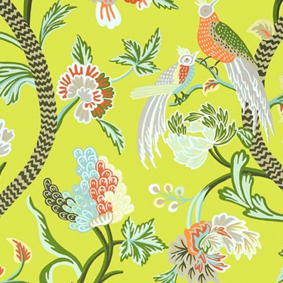 Фото Обои с рисунком - Анималистический принт - стиль Американский - Зеленые - Купить в Интернет-магазине