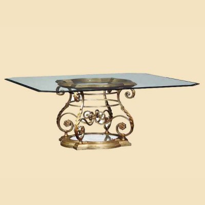 Фото Стол обеденный - стиль Флорида Дизайн - Для столовой - большие обеденные столы производства США - Marge Carson - Seville - Купить в Интернет-магазине