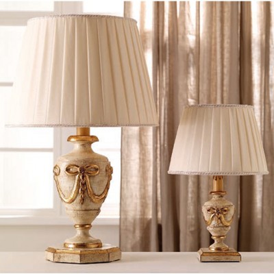 Фото Настольная лампа - стиль Европейская классика - Деревянная - Купить в Интернет-магазине