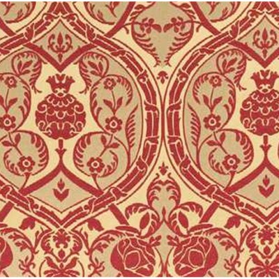 Фото Ткань портьерная с рисунком - Орнамент - стиль Европейский - Желтый - Купить в Интернет-магазине