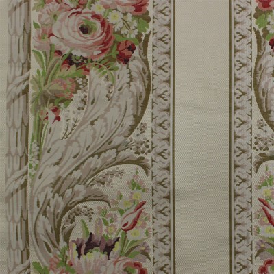 Фото Ткань портьерная с рисунком - Орнамент - стиль Европейский - Светло-серый - Купить в Интернет-магазине